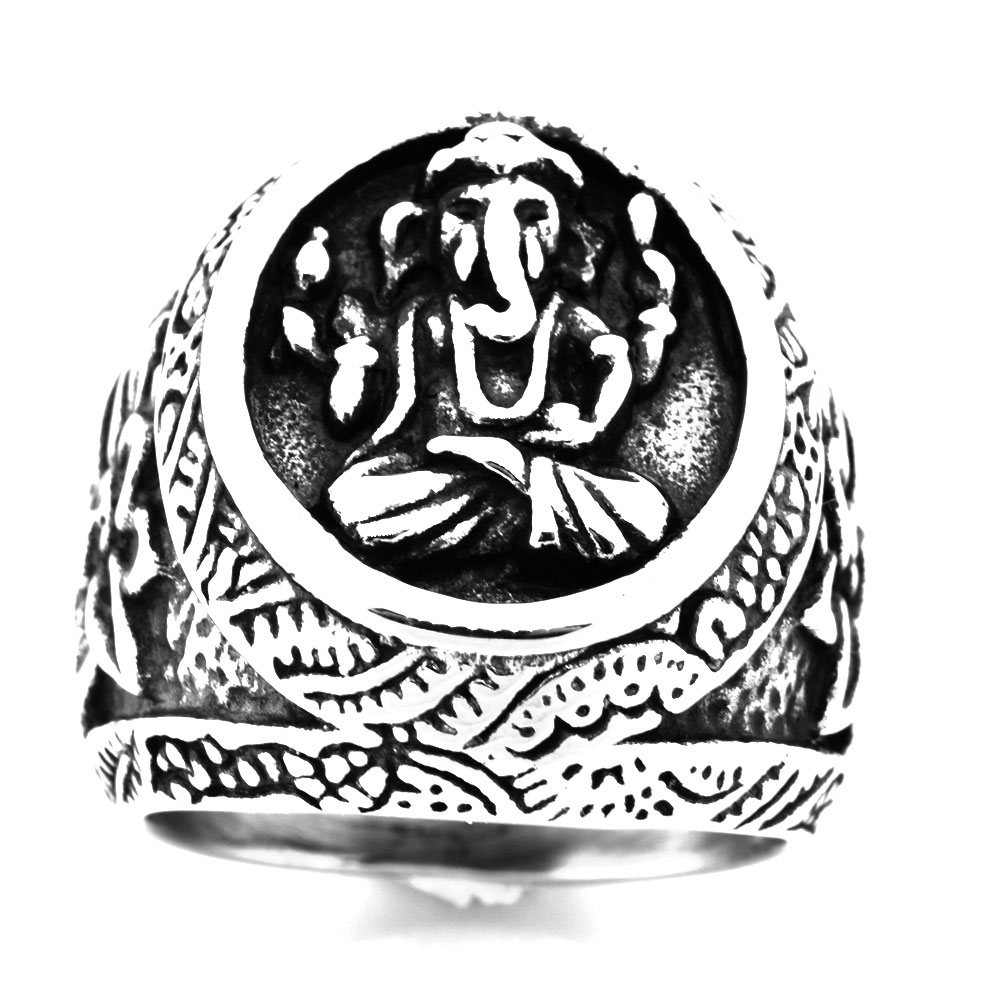 FANSSTEEL STAINLESS STEEL punk vintage mens or womens JEWELRY Flower Elephant Ganesha Ring GIFT FOR BROTHERS SISTERS FSR20W50
FANSSTEEL STAINLESS STEEL punk vintage mens or womens JEWELRY Flower Elephant Ganesha Ring GIFT FOR BROTHERS SISTERS FSR20W50