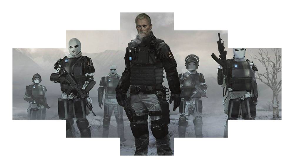 5pcs/set Unframed Rise of the Tomb Raider The Army Game Poster Print On Canvas Wall Art Painting For Living Room Decor