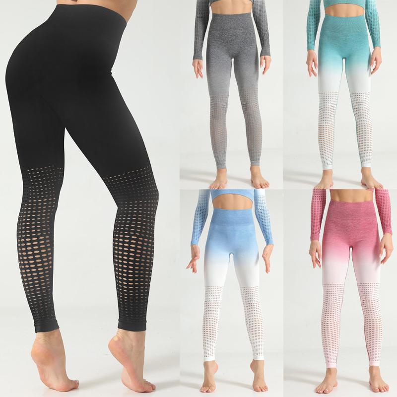 Workout Running Women Suspension Gradation Seamless Hollowing Out High Waist Yoga Pants Trousers Sportswear Energy Seamless#3, Black 
Workout Running Women Suspension Gradation Seamless Hollowing Out High Waist Yoga Pants Trousers Sportswear Energy Seamless#3, Black