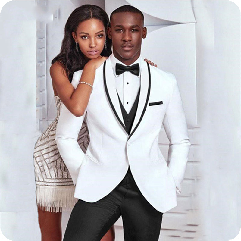 Custom Made White Men Suits For Wedding Shawl Lapel Bridegroom Slim Fit Formal Costume Groom Wear Prom Tuxedos 3Pieces Man Blazer Jacket, Same as image
Custom Made White Men Suits For Wedding Shawl Lapel Bridegroom Slim Fit Formal Costume Groom Wear Prom Tuxedos 3Pieces Man Blazer Jacket, Same as image