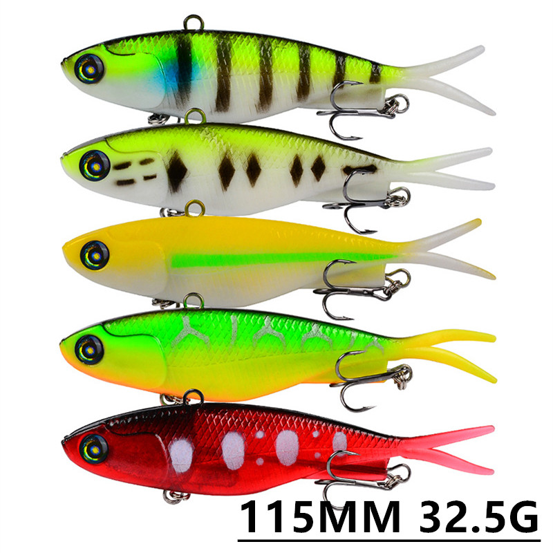 Mixed 5 Color 115mm 32.5g Jigs Fishing Hooks Fishhooks 4# Hook Soft Baits & Lures Pesca Fishing Tackle C-052
Mixed 5 Color 115mm 32.5g Jigs Fishing Hooks Fishhooks 4# Hook Soft Baits & Lures Pesca Fishing Tackle C-052