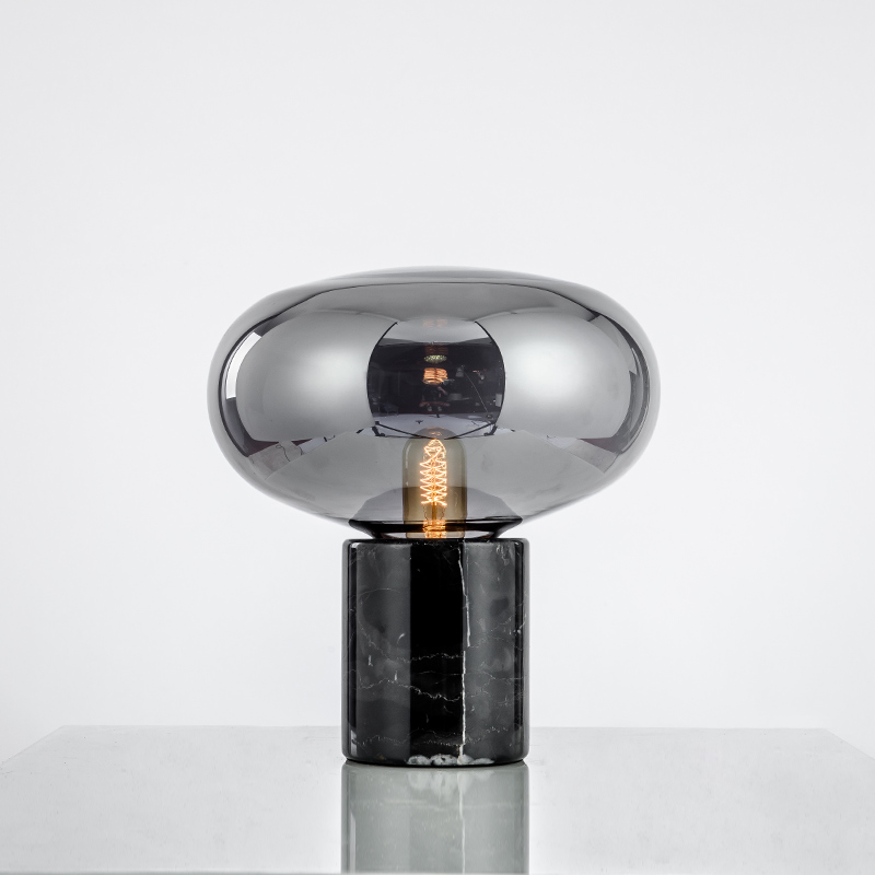 New LED Modern Table Lamp Desk Lamps Bedroom Bed Lamp Office Living Room Light Fitting Marble Grass Creativity