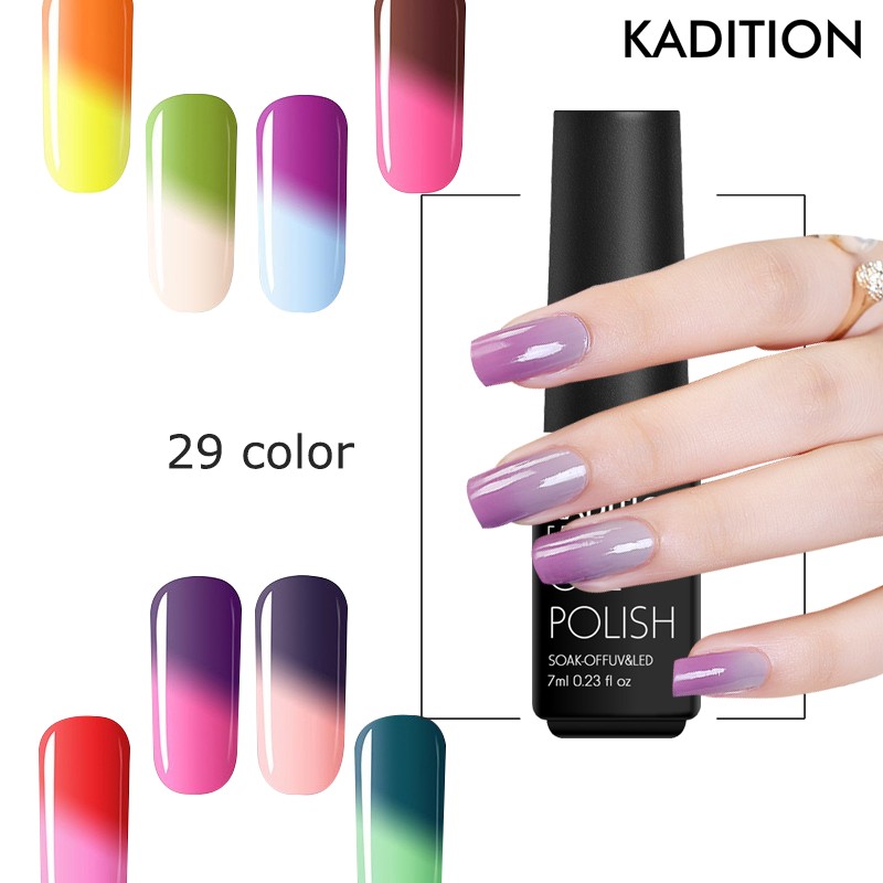 KADITION 7ml Nail Art Temperature Change Color UV Gel Nail Polish Soak Off UV LED Gel Lacquer Semi Permanent Varnishes, 61white
KADITION 7ml Nail Art Temperature Change Color UV Gel Nail Polish Soak Off UV LED Gel Lacquer Semi Permanent Varnishes, 61white