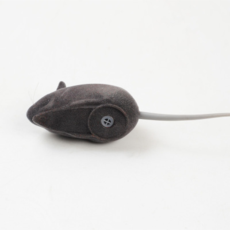 New Little Noise Sound Squeak Rat Playing Gift For Kitten Cat Play Toy Pet Rubber Plush Mouse Toys Wholesale DBC BH2918