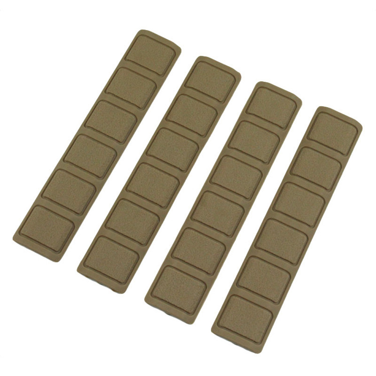 Tactical 4pcs Rubber soft Anti Slip Rail Cover Handguard picatinny rail sections Keymod Rail Cover
Tactical 4pcs Rubber soft Anti Slip Rail Cover Handguard picatinny rail sections Keymod Rail Cover