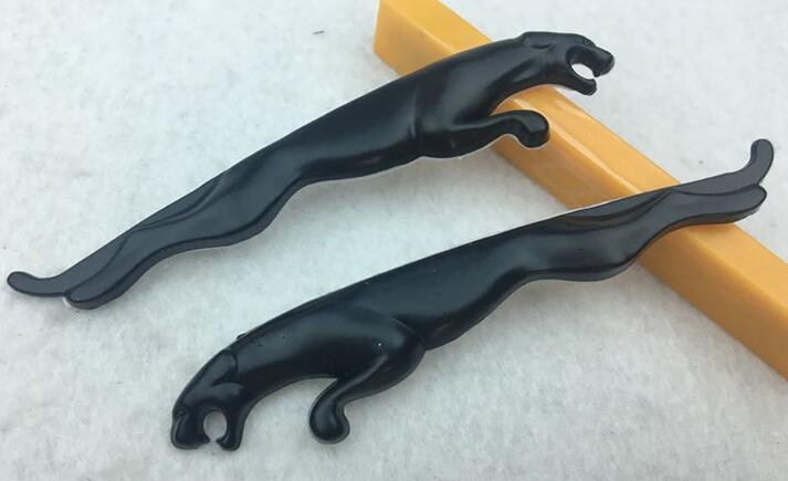 2019 1 Pair 3D Alloy Metal Side Door Trunk Emblem Decal Car Styling Rear Badge Sticker for Jaguar X S F type XK XJL