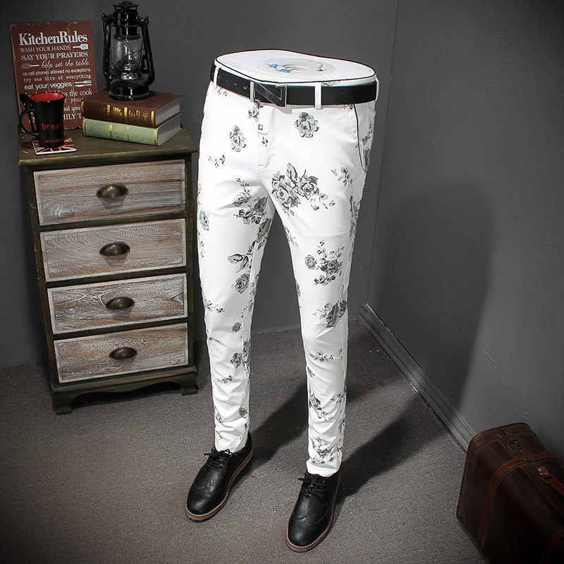 Flower Dress Business Suit Pant Men's Flroal Pantalon De Travail Pour Homme Men Classic Pants Trousers
Flower Dress Business Suit Pant Men's Flroal Pantalon De Travail Pour Homme Men Classic Pants Trousers