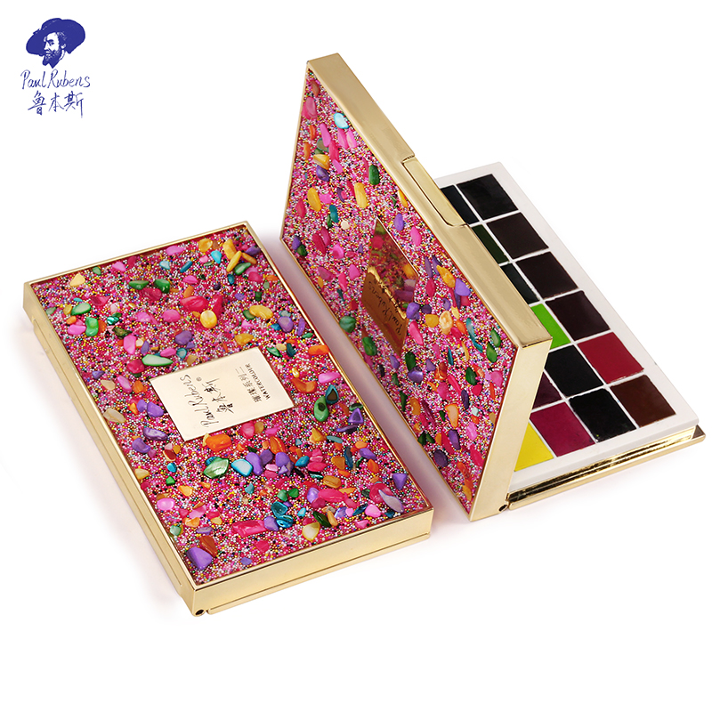 Rubens Watercolor paint Artist 24 Colors Bright Gem Box Portable Solid Cakes Travel Pocket Watercolor Set for Painting Designing
Rubens Watercolor paint Artist 24 Colors Bright Gem Box Portable Solid Cakes Travel Pocket Watercolor Set for Painting Designing