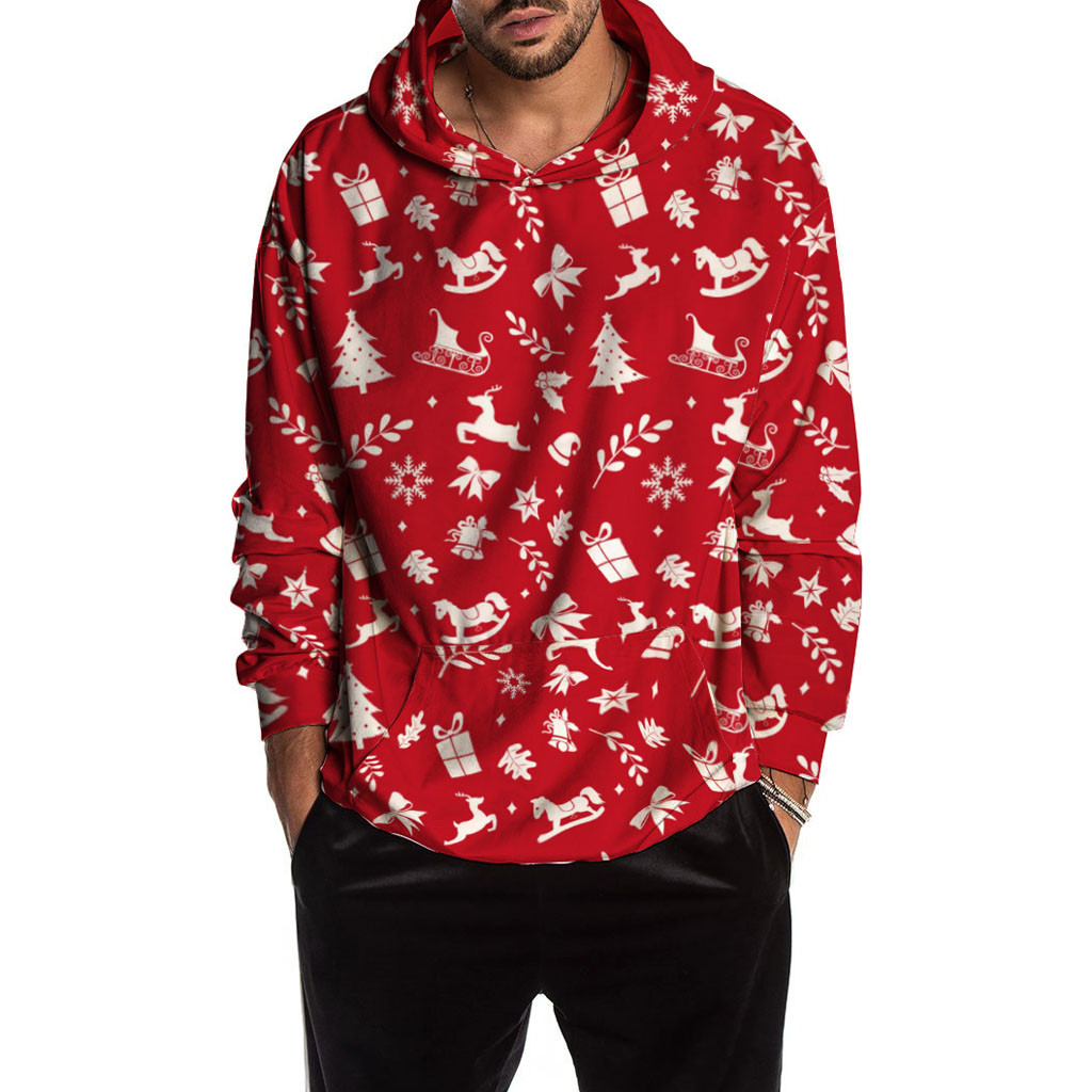 Men' Red Christmas Print Sweatshirts 2019 New Casual Fashion Hooded Pullovers Sweatshirts Mens Streetwear sudadera hombre z0912
Men' Red Christmas Print Sweatshirts 2019 New Casual Fashion Hooded Pullovers Sweatshirts Mens Streetwear sudadera hombre z0912