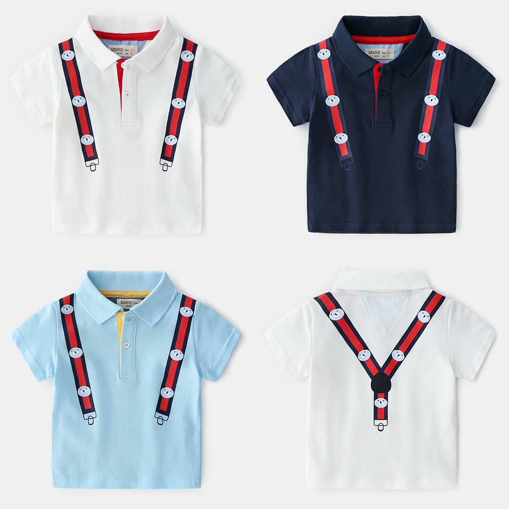 Songsanding Baby Boys Clothes White Shirt Short Sleeve Shirts For Boys Polo Shirt For Children School Clothes 2-6y, Blue
Songsanding Baby Boys Clothes White Shirt Short Sleeve Shirts For Boys Polo Shirt For Children School Clothes 2-6y, Blue