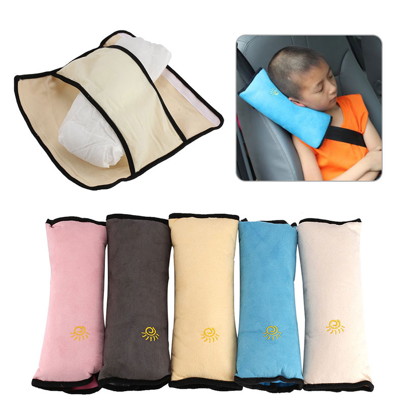 Baby Pillow Kid Car Pillows Auto Safety Seat Belt Shoulder Cushion Pad Harness Protection Support Pillow For Kids Toddler