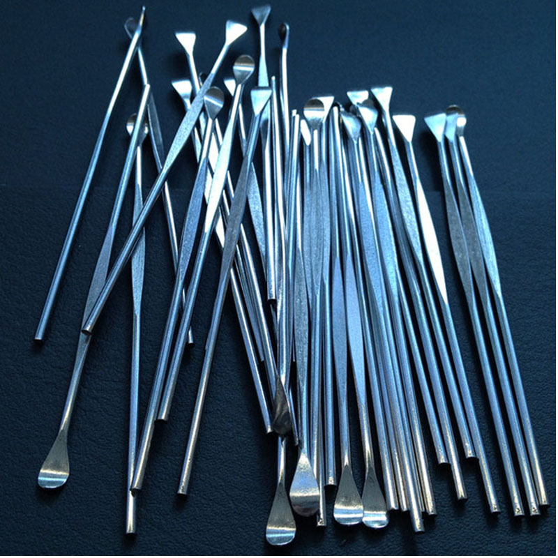Dab tool Silver Wax dabbers Dabbing tool stick metal dry herb dabber tool dab free
