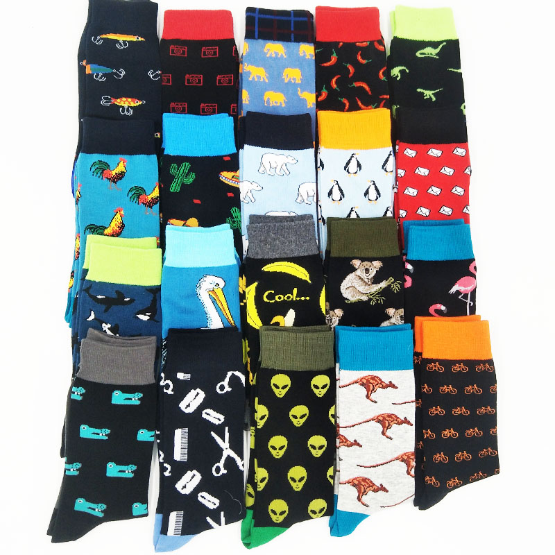 Fashion Cool Animal Alien Hip Hop Crew Socks Funny Street Happy Socks Men Harajuku Divertidos Skateboard Chaussette Men
Fashion Cool Animal Alien Hip Hop Crew Socks Funny Street Happy Socks Men Harajuku Divertidos Skateboard Chaussette Men