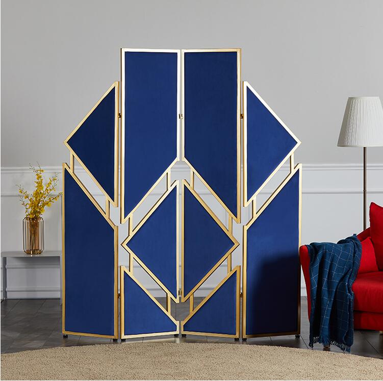 Openwork Screen partition folding mobile Room Dividers bedroom shelter home decoration porch Wall Chinese office