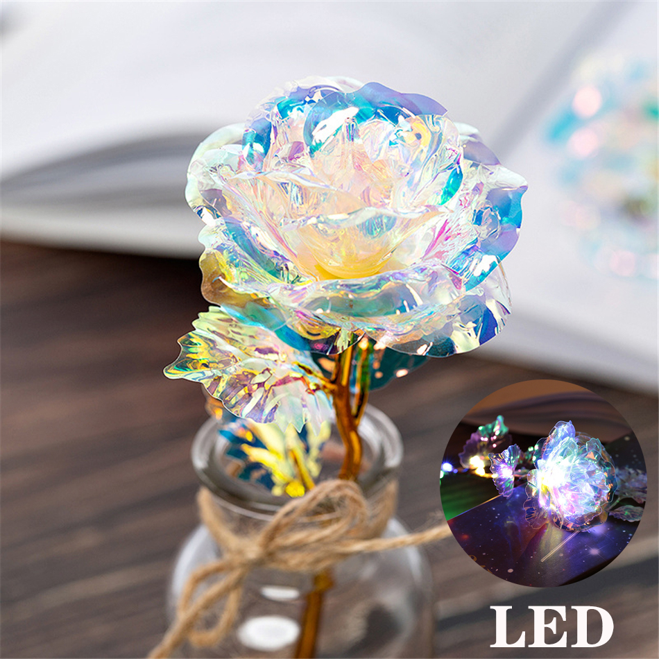 Valentine's Day LED Luminous 24k Gold Foil Plated Rose Creative Gifts Lasts Forever Rose for Lover's Wedding Christmas Day Gifts, As shows
Valentine's Day LED Luminous 24k Gold Foil Plated Rose Creative Gifts Lasts Forever Rose for Lover's Wedding Christmas Day Gifts, As shows