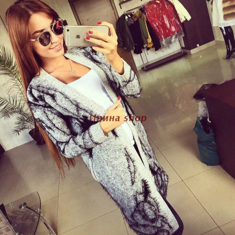 Autumn And Winter New Style Korean-style Mid-length Knitted Cardigan Women's Avatar Embroidered Large Size Loose-Fit Sweater, Gray
Autumn And Winter New Style Korean-style Mid-length Knitted Cardigan Women's Avatar Embroidered Large Size Loose-Fit Sweater, Gray