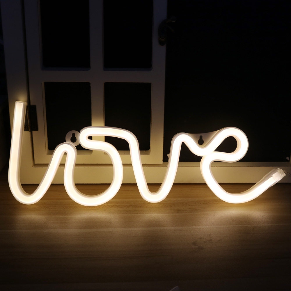 Power Supplies Neon Night Light Love Shaped LED Lamp for Baby Bedroom Decoration Wedding Party Decor
Power Supplies Neon Night Light Love Shaped LED Lamp for Baby Bedroom Decoration Wedding Party Decor