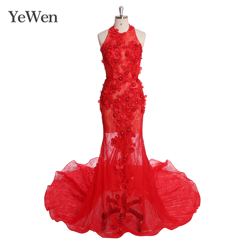 Lace mermaid long evening dresses YW009 red gown formal dress women elegant Prom Dress YeWen
Lace mermaid long evening dresses YW009 red gown formal dress women elegant Prom Dress YeWen