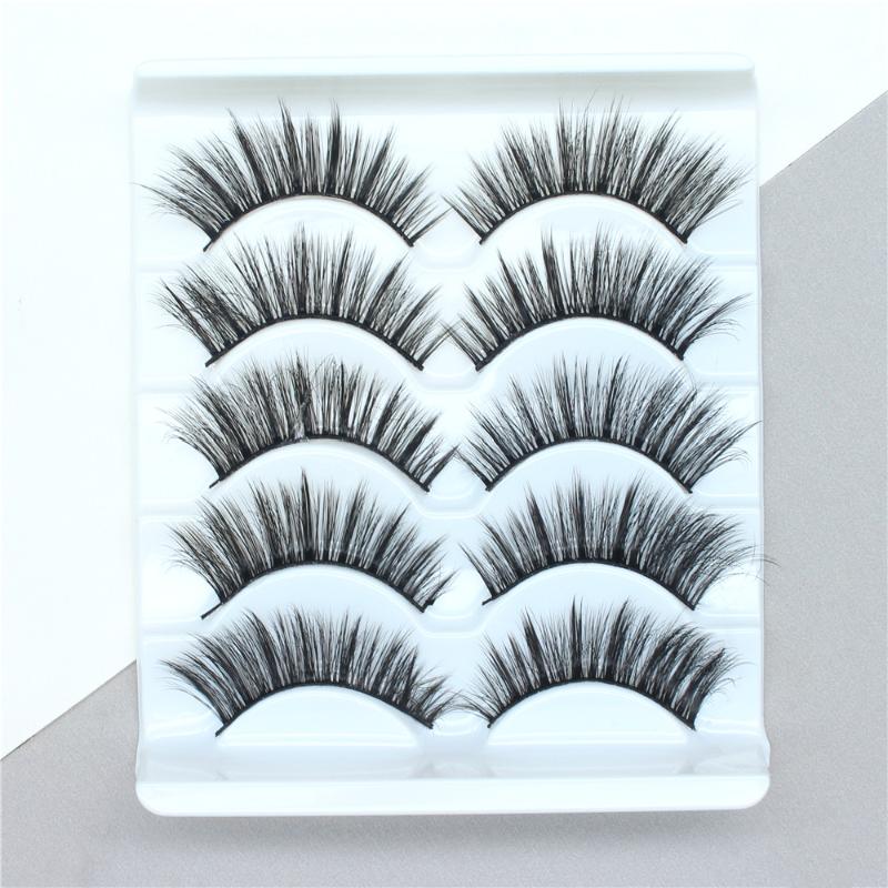 5Pairs 3D Mink Hair False Eyelashes Extension Natural Thick Long Fake Eye Lashes Wispy Women Makeup Beauty Tools
5Pairs 3D Mink Hair False Eyelashes Extension Natural Thick Long Fake Eye Lashes Wispy Women Makeup Beauty Tools