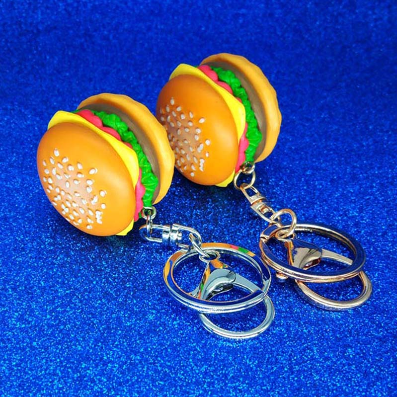 simulation Food hamburger key ring Keychain DIY handmade accessories Resin pendant Bag hangs ornaments fashion jewelry
simulation Food hamburger key ring Keychain DIY handmade accessories Resin pendant Bag hangs ornaments fashion jewelry