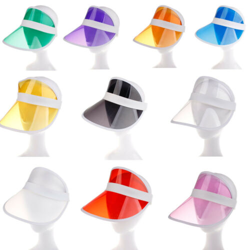 10Colors Visors Unisex Neon Visor Hat Headband Sun Cap Golf Party Sport Tennis Hat Sunscreen Cap