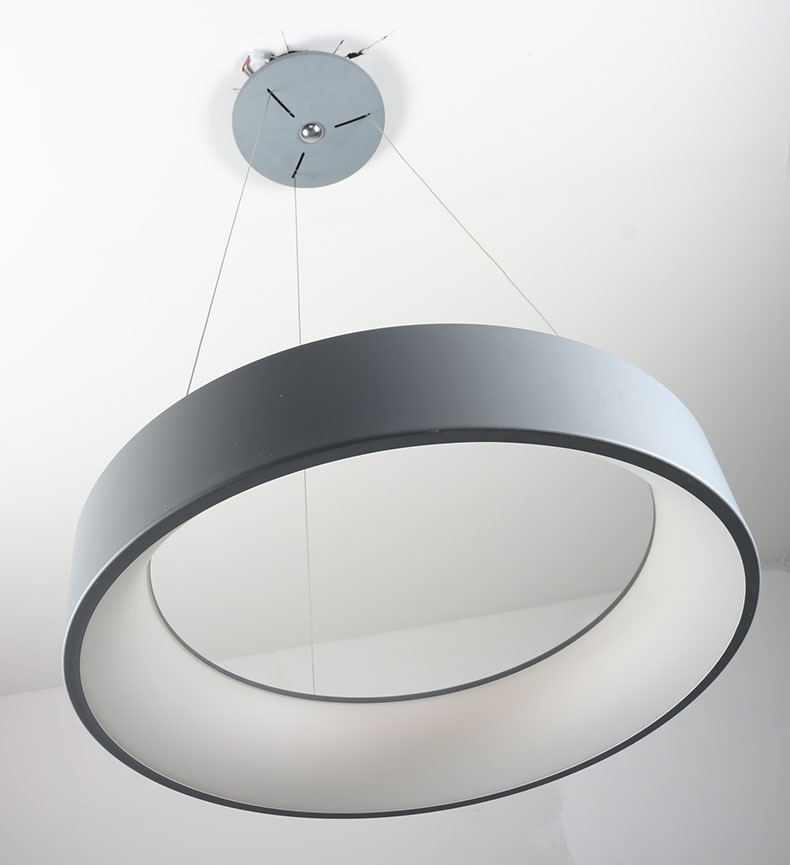 Modern Round Led Pendant Light Ring Circle Pendant Lamp Ceiling Hanging Lighting Fixture For Kitchen Living Dinning Room Bedroom