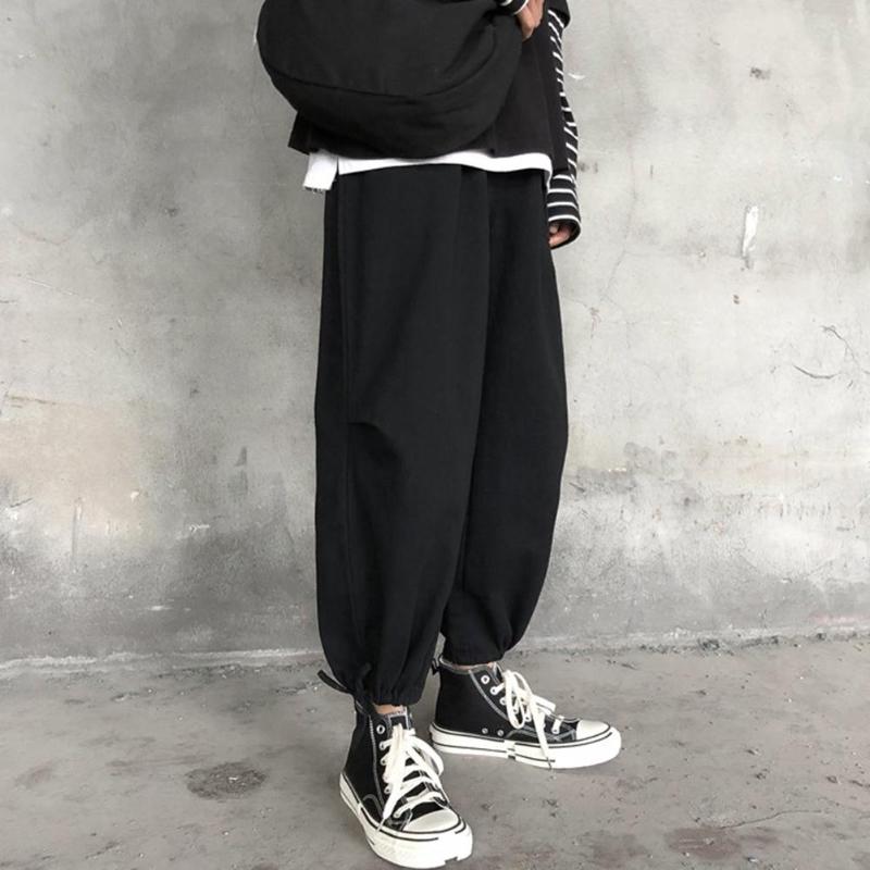 Men Harem Breathable Ankle Tie Drawstring Loose Pants Japanese Casual Cotton Linen Trouser Man Jogger Ninth Trousers, Black
Men Harem Breathable Ankle Tie Drawstring Loose Pants Japanese Casual Cotton Linen Trouser Man Jogger Ninth Trousers, Black