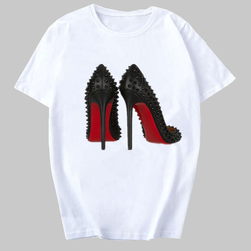 Newest Watercolor High Heels Shoes Print Vogue T shirt Femme Funny T Shirts Women 90s Hip Hop Punk Shirt Hipster Streetwear Tee, Femme t shirt
Newest Watercolor High Heels Shoes Print Vogue T shirt Femme Funny T Shirts Women 90s Hip Hop Punk Shirt Hipster Streetwear Tee, Femme t shirt