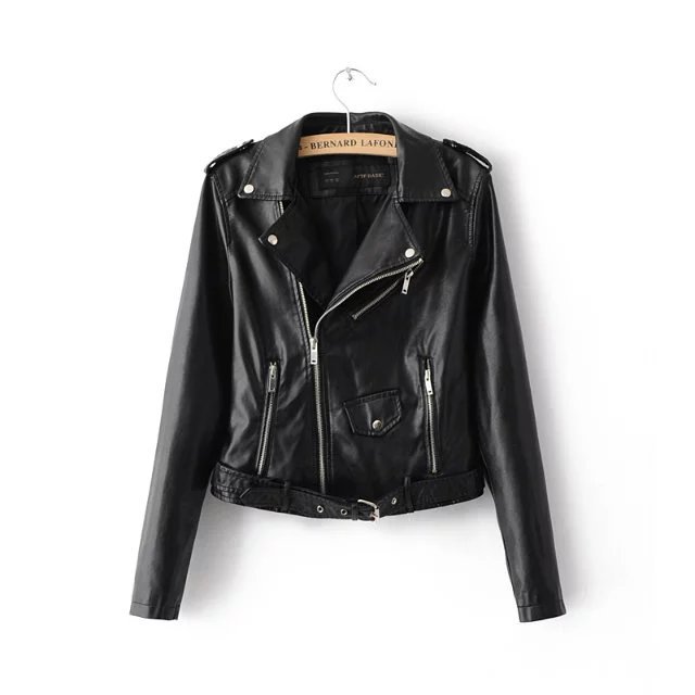 2019 Lika -XL New Spring Fashion Bright Colors Good Quality Ladies Basic Street Women Short PU Leather Jacket FREE Accessories, Black
2019 Lika -XL New Spring Fashion Bright Colors Good Quality Ladies Basic Street Women Short PU Leather Jacket FREE Accessories, Black