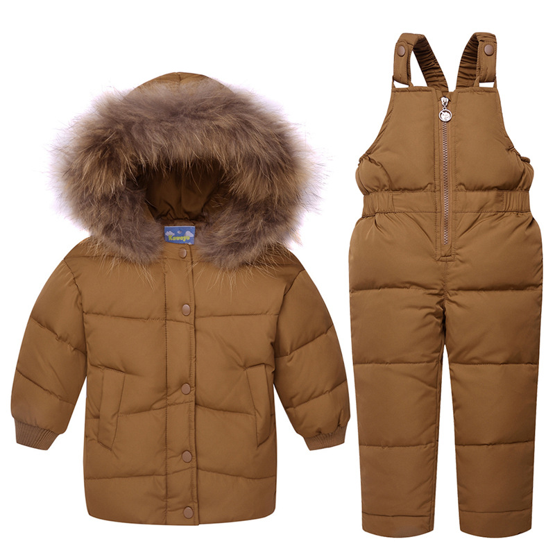 Toddler Boys Outfits Outdoor New Infant Baby Snowsuit Girls Suit 2pcs Thick Hooded Down Jacket+Warm Jumpsuit Fur Collar, Brown
Toddler Boys Outfits Outdoor New Infant Baby Snowsuit Girls Suit 2pcs Thick Hooded Down Jacket+Warm Jumpsuit Fur Collar, Brown
