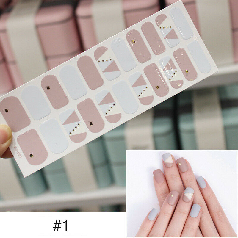 Stickers Full Coverage Nail Polish Packaging Self-adhesive Nail Sticker Nail Decoration DIY.A874