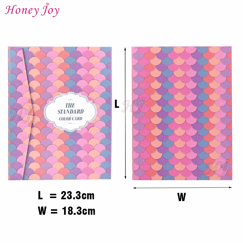 Nail Practice & Display Professional 80 Colors Fan Shaped Feather Pattern Gel Polish Card Book Chart With False Tips Art Salon 1 Set
