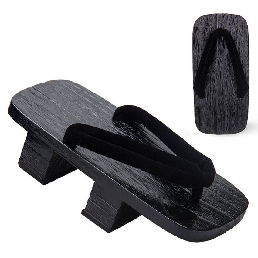 Oriental Japanese Wooden Clogs Geta Slippers for Man Onmyoji Cosplay Shoes Paulownia Male Chinese Samurai Summer Sandals Y200107