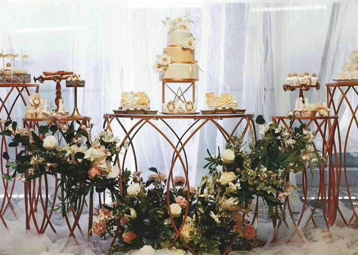 Wedding table Centerpieces acrylic iron column backdrops table flower vase holder cake cupcake dessert table tall Cake Stand crafts rack