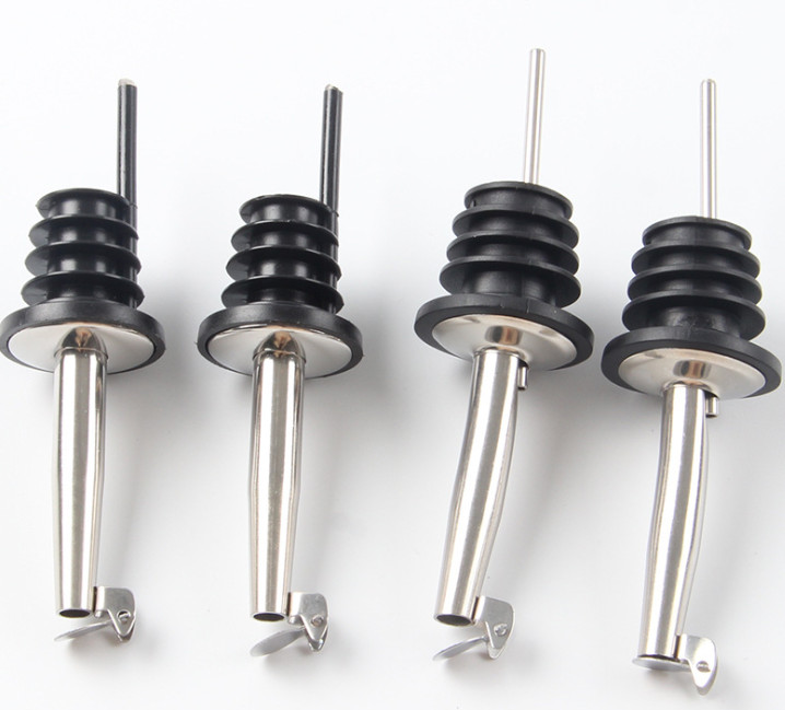 The latest automatic stainless steel wine pourer oil bottle stopper automatic cover wine bottle stopper pour spout