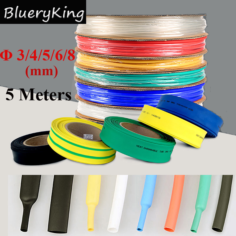 BlueKim 5M/Roll 3/4/5/6/8mm Heat Shrinkable Tube Assist Hooks Plastic Heat Shrink Tube Thermal-plastic Assistant Fish Hooks
BlueKim 5M/Roll 3/4/5/6/8mm Heat Shrinkable Tube Assist Hooks Plastic Heat Shrink Tube Thermal-plastic Assistant Fish Hooks