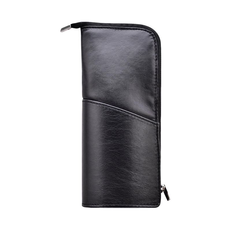 PU Travel Makeup Brush Holder Pencil Pen Case Organizer Bag Zipper Stand-Up Small Toiletry Stationery Bag with Divider, Black
PU Travel Makeup Brush Holder Pencil Pen Case Organizer Bag Zipper Stand-Up Small Toiletry Stationery Bag with Divider, Black