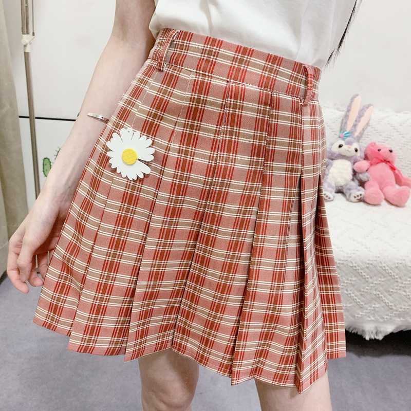 New Mini Skirt for Women Harajuku Plaid Pleated Skirt Loose High Waist A-line Cute Daisy Summer Student, Black
New Mini Skirt for Women Harajuku Plaid Pleated Skirt Loose High Waist A-line Cute Daisy Summer Student, Black