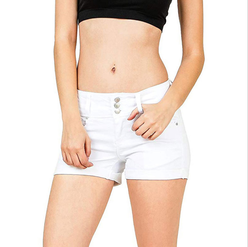 New Women Short Jeans Cuffs Low Waist Denim Push Up Button Short Pants Short Jeans Casual Free Shipping, Y-9009 white
New Women Short Jeans Cuffs Low Waist Denim Push Up Button Short Pants Short Jeans Casual Free Shipping, Y-9009 white