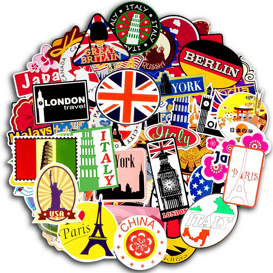 100 PCS Waterproof Travel Stickers Bomb Laptop Notebook Luggage Water Bottle Postcard Scrapbook Bike Car Home Decor Toy for Kids Teens Adult
100 PCS Waterproof Travel Stickers Bomb Laptop Notebook Luggage Water Bottle Postcard Scrapbook Bike Car Home Decor Toy for Kids Teens Adult