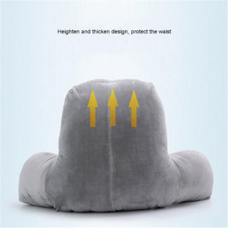 37 Sofa Cushion Back Pillow Bed Plush Big Backrest Reading Rest Pillow Lumbar Support Chair Cushion With Arms Home Decor