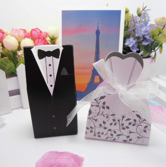 100Pcs/lot Candy Box Bride And Groom Dresses Wedding Candy Box Gifts Favor Wedding Bonbonniere DIY Event Party Supplies
100Pcs/lot Candy Box Bride And Groom Dresses Wedding Candy Box Gifts Favor Wedding Bonbonniere DIY Event Party Supplies