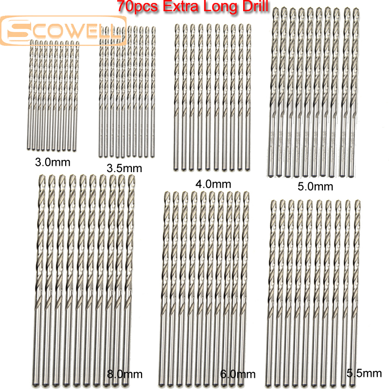 30% off 70pcs HSS Extra length wood working Drill Bits 3mm,3.5mm,4mm5mm,5.5mm,6mm,8mm Metal jobber drill bits for metal
30% off 70pcs HSS Extra length wood working Drill Bits 3mm,3.5mm,4mm5mm,5.5mm,6mm,8mm Metal jobber drill bits for metal