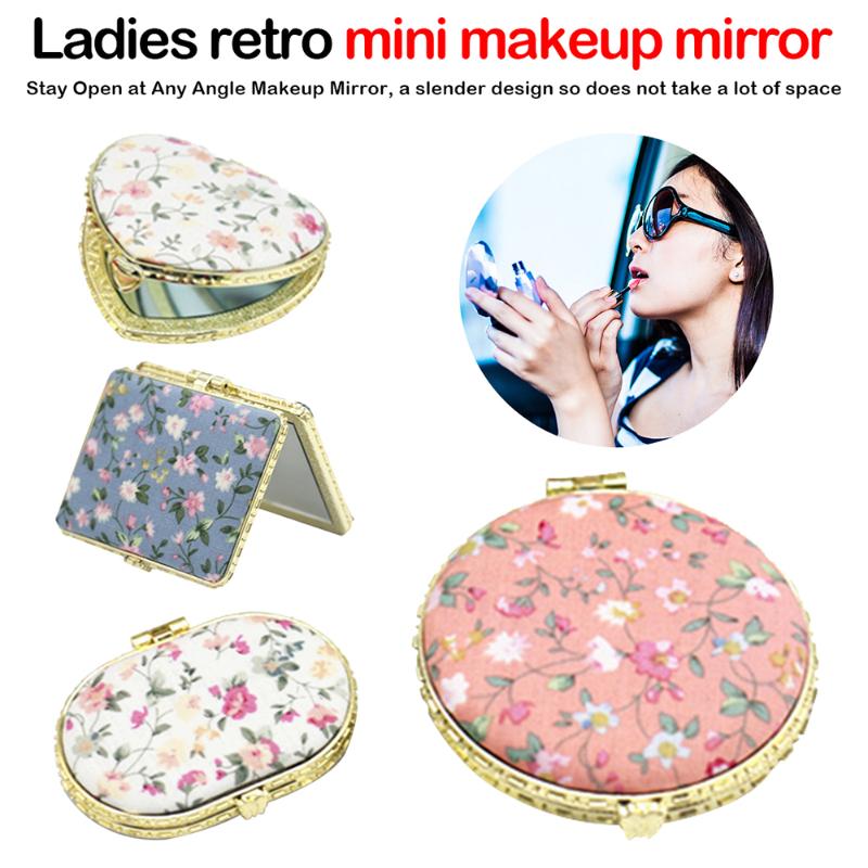 Mini Makeup Compact Pocket Floral Mirror Portable Two-side Folding Make Up Mirror Women Vintage Cosmetic Mirrors
Mini Makeup Compact Pocket Floral Mirror Portable Two-side Folding Make Up Mirror Women Vintage Cosmetic Mirrors