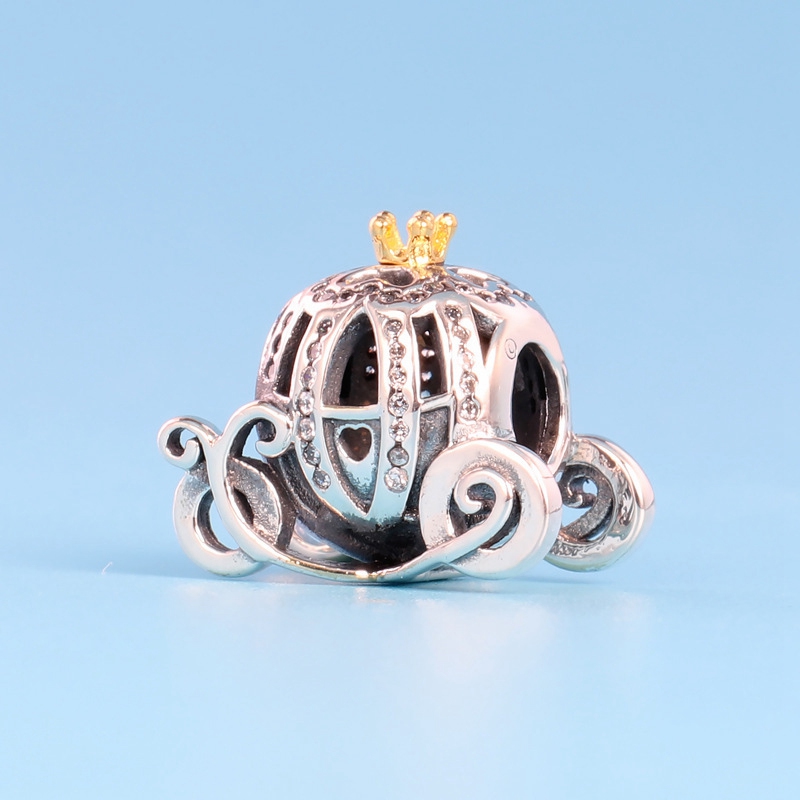 Glamour Princess Pumpkin Car Luxury Designer 925 Sterling Silver Set with CZ Diamonds for Pandora High Quality DIY Bracelet Beads with Box
Glamour Princess Pumpkin Car Luxury Designer 925 Sterling Silver Set with CZ Diamonds for Pandora High Quality DIY Bracelet Beads with Box