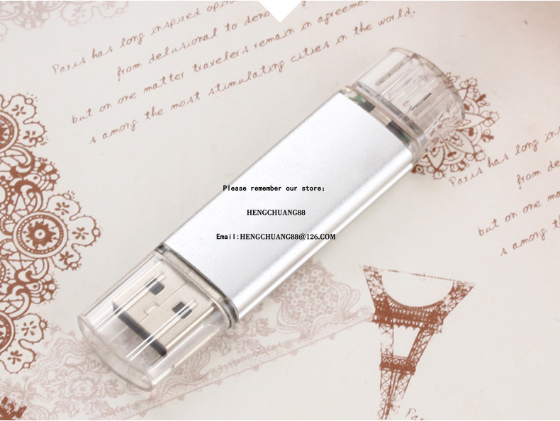 Multi-color 2GB OTG USB Flash Drive 2g External Storage Memory Stick 1g Micro USB Stick Pendrive for Smartphones & Tablets custom logo