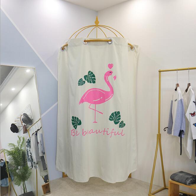 Temporary mobile fitting room Commercial Furniture clothing store floor portable fold simple changing space