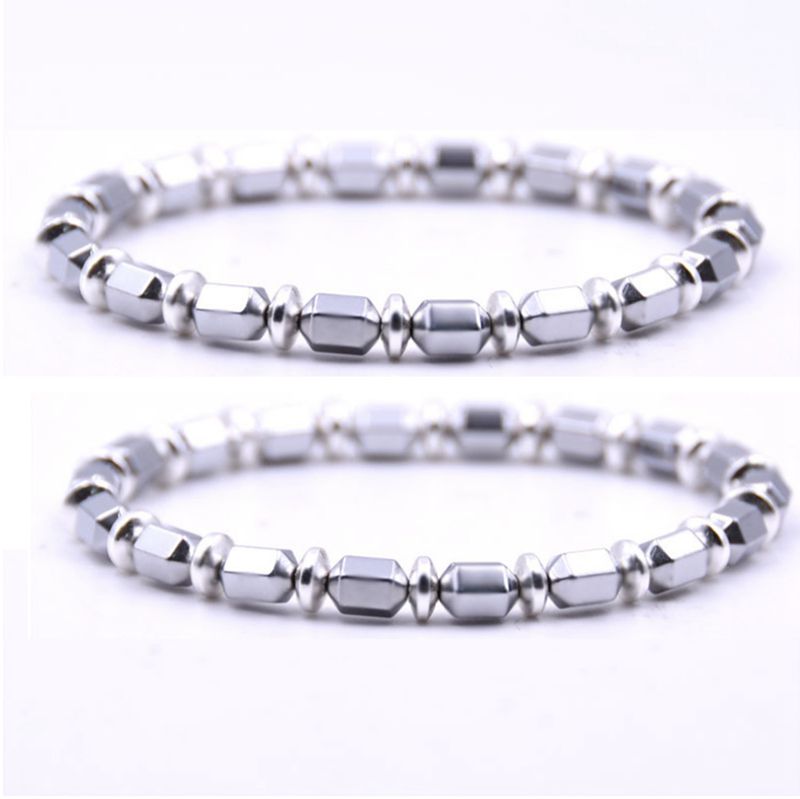 Magnetic bracelet men's birthday charm mature multicolor eyeball natural black gallstone bracelet jewelry