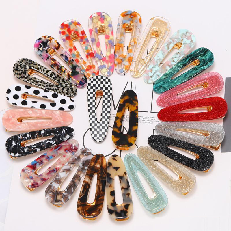 Girls hair barrettes 22 colors Waterdrop Acrylic Triangle Hairclip Vintage Girl Women hair clips Geometric Snap Barrette hair pins, Golden;silver
Girls hair barrettes 22 colors Waterdrop Acrylic Triangle Hairclip Vintage Girl Women hair clips Geometric Snap Barrette hair pins, Golden;silver
