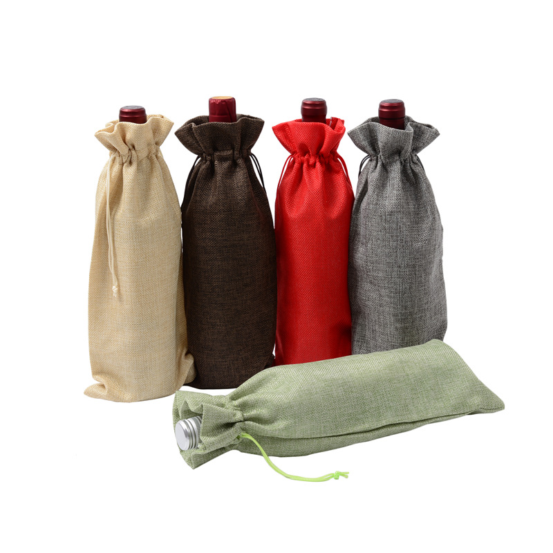 15x35cm Natural Burlap Linen Wine Bottle Covers Drawstring Jute Wine Bag Travel Storage Pouch Wedding Christmas Supplies 20pcs
15x35cm Natural Burlap Linen Wine Bottle Covers Drawstring Jute Wine Bag Travel Storage Pouch Wedding Christmas Supplies 20pcs